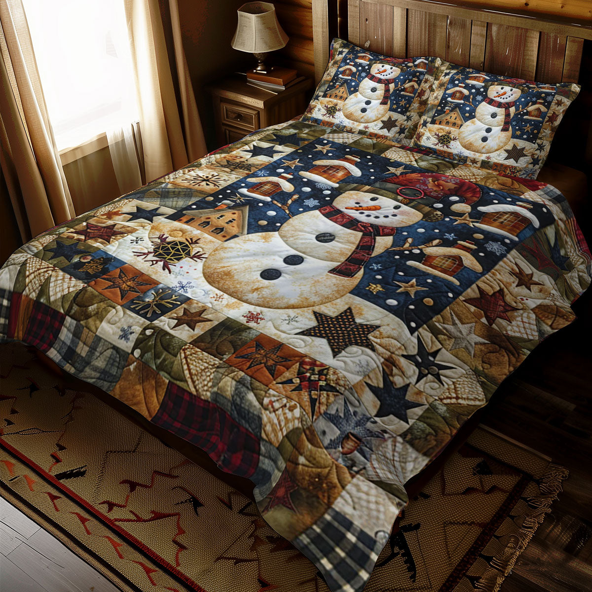 Christmas Snowman WJ2110027CL Duvet Cover Set