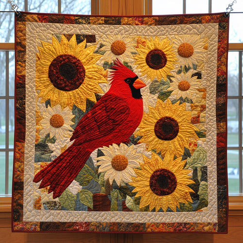 Cardinal Sunflower CW2108039CL Quilt