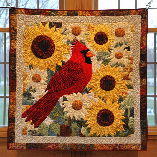 Cardinal Sunflower CW2108039CL Quilt