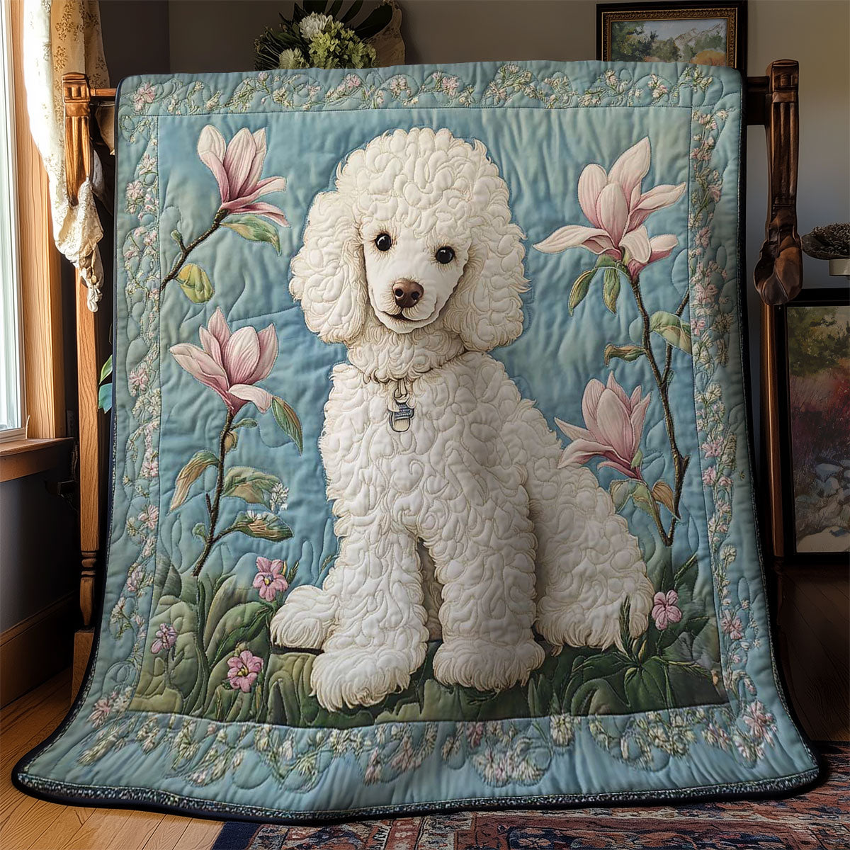 Fluffy Poodle WN1803122CL Quilt