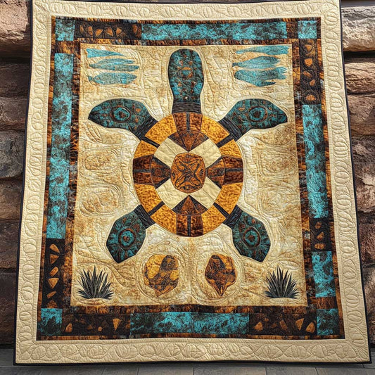 Turtle Native American WP1102040CL Quilt