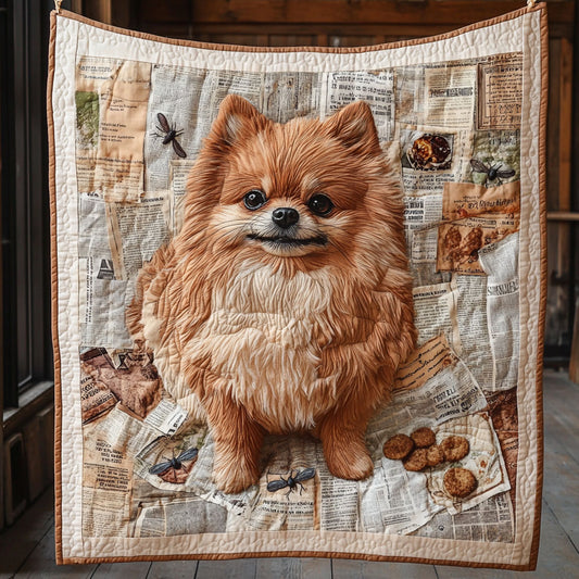 Messing Pomeranian CP1006023CL Quilt