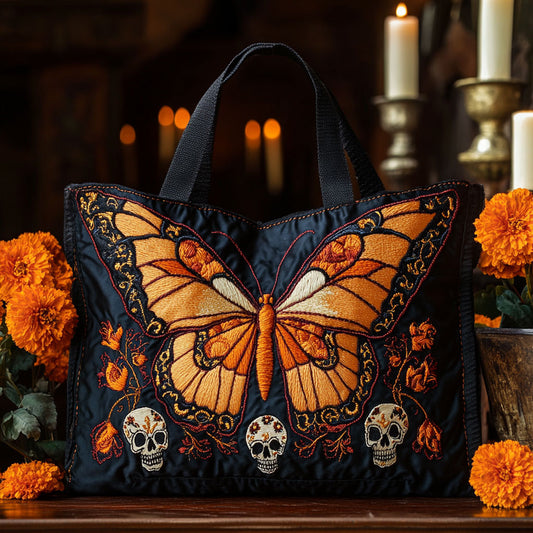 Monarch Spirit Glow CW0910054CL Quilted Tote Bag