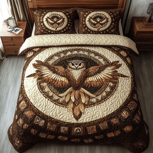 Mystic Native American Owl WY0502048CL Duvet Cover Set