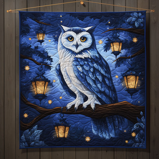 Mysterious Blue Night Owl XK2709004CL Quilt