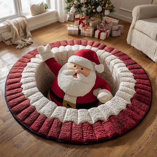 Merry Chimney CP1811026CL Quilted Round Mat