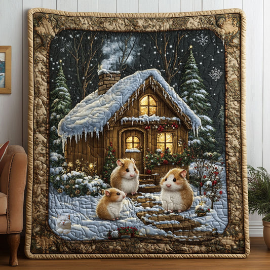Hamster Christmas WT1810010CL Quilt
