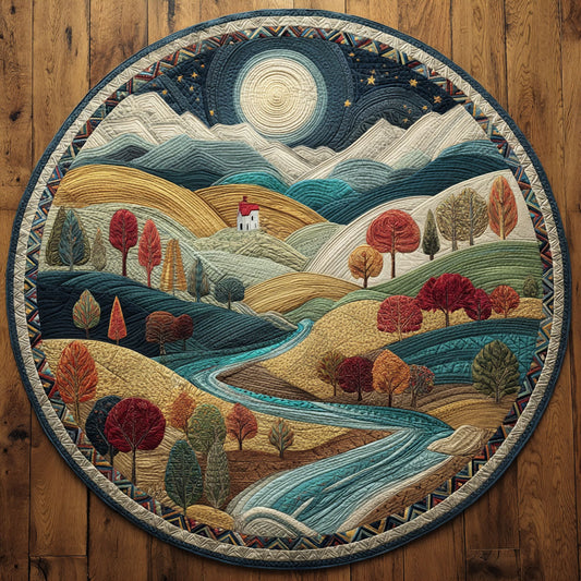 Alpine Glow CW1108011CL Quilted Round Mat