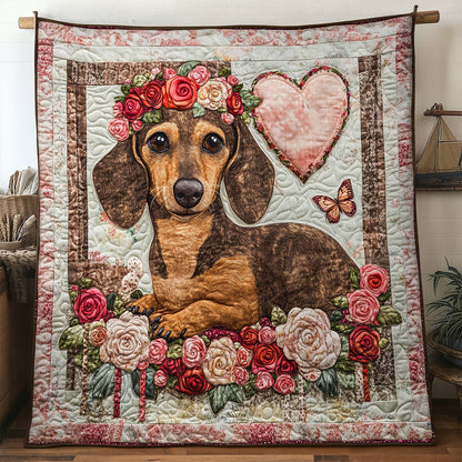 Dachshund Whispers WN0907044CL Quilt