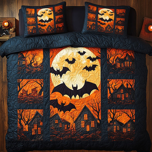 Spooky Haunted Houses WY0608052CL Duvet Cover Set