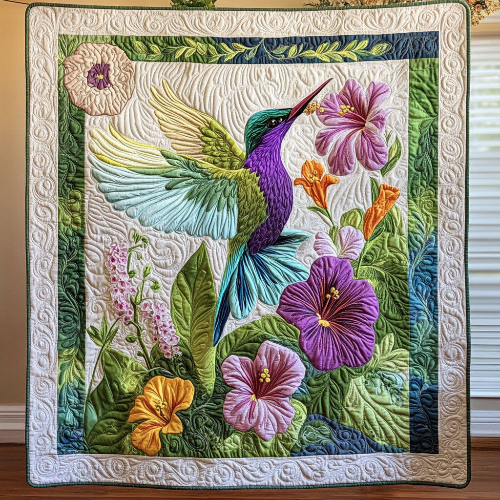 Hovering Hummingbird CQ1206001CL Quilt