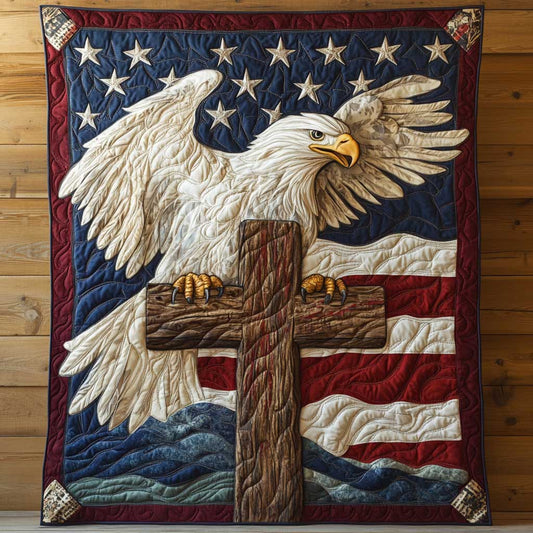 Patriotic Eagle CQ1904003CL Quilt