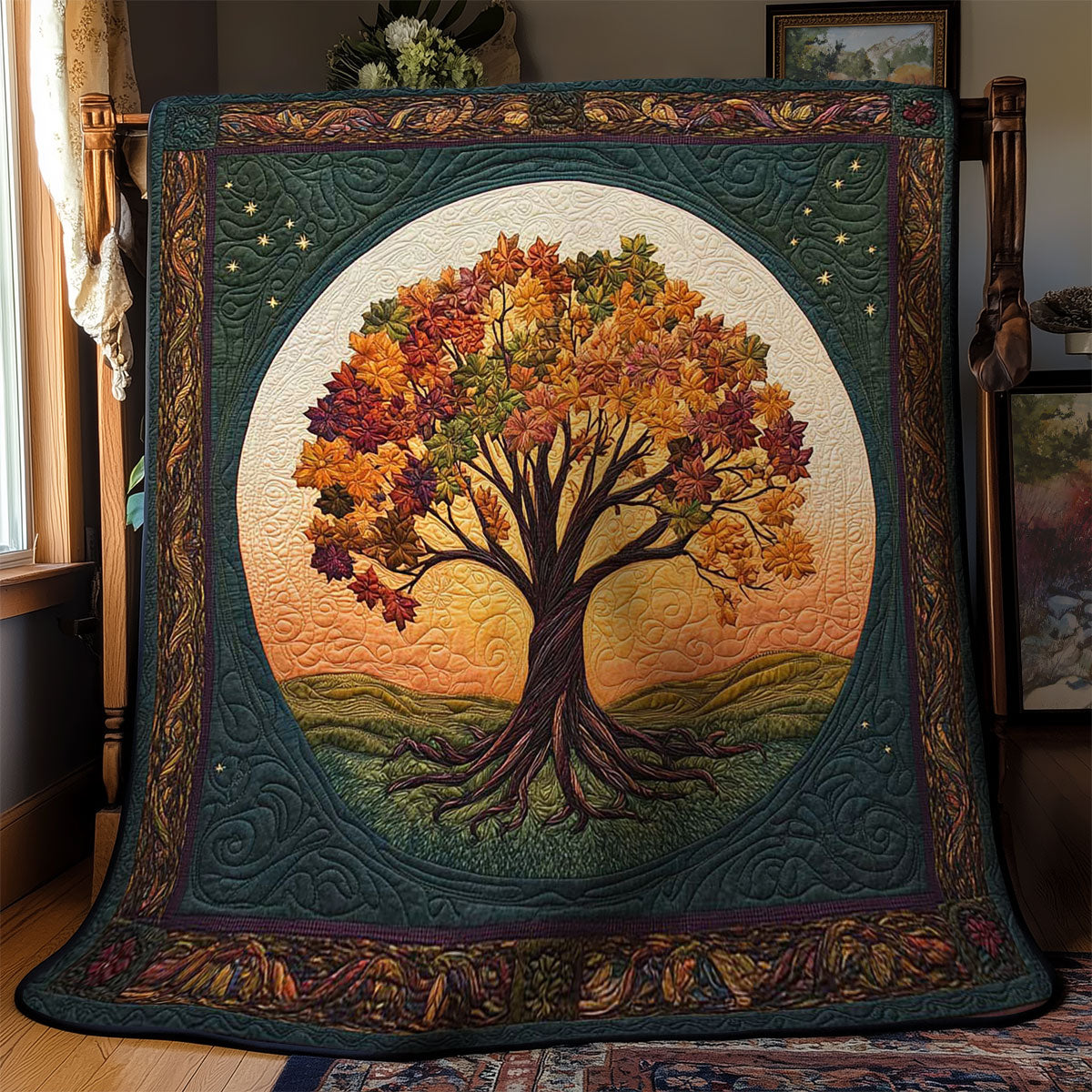 Earthy Tree Of Life WN0301011CL Quilt