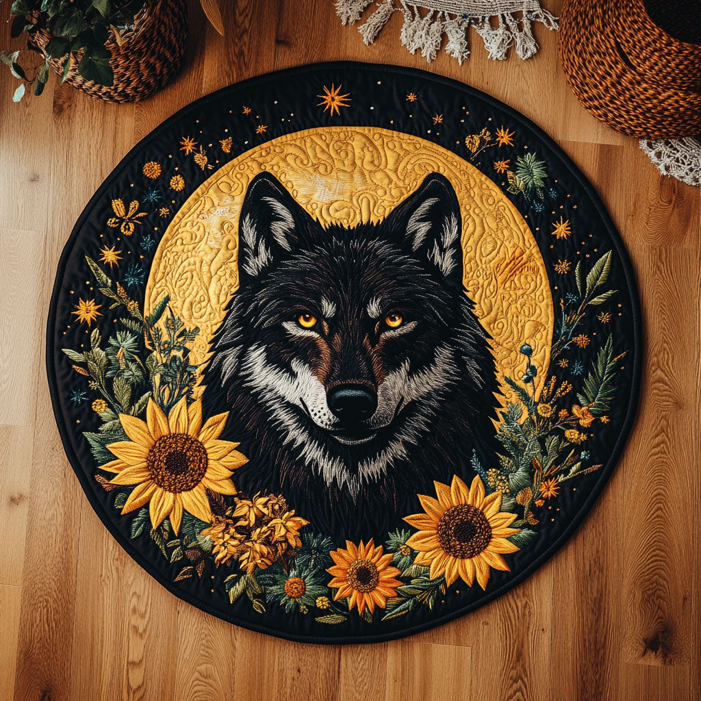 Guard Of The Moon WY0306014CL Quilted Round Mat