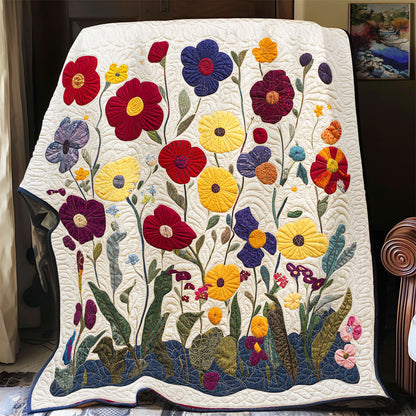 Colorful Flower Garden WY1202086CL Quilt
