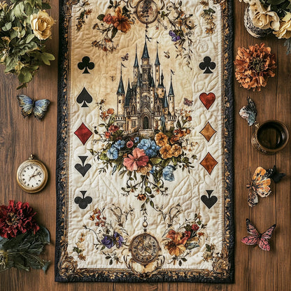 Castle And Time WN0408007CL Quilted Table Runner