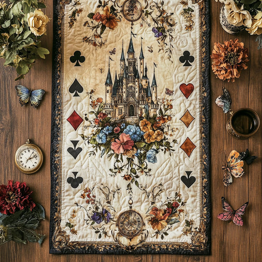Castle And Time WN0408007CL Quilted Table Runner