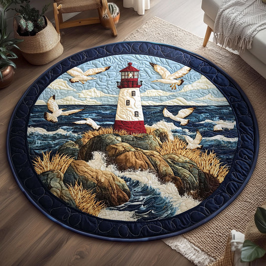 Tidal Tower WY2203070CL Quilted Round Mat