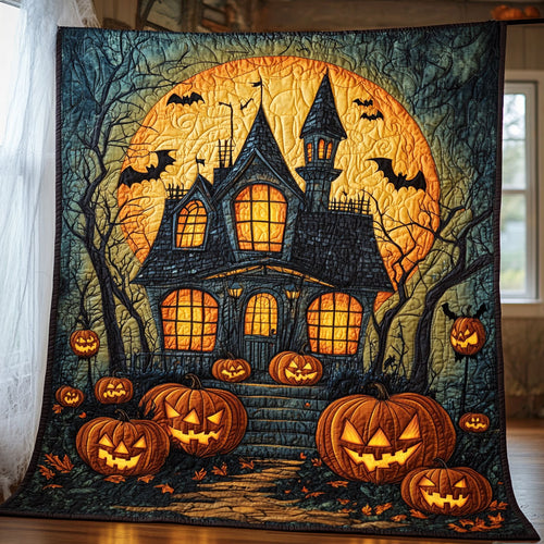 Spooky Street WY2508027CL Quilt