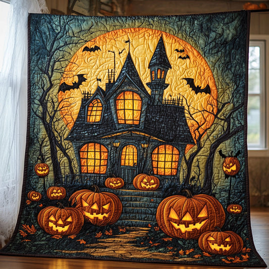 Spooky Street WY2508027CL Quilt