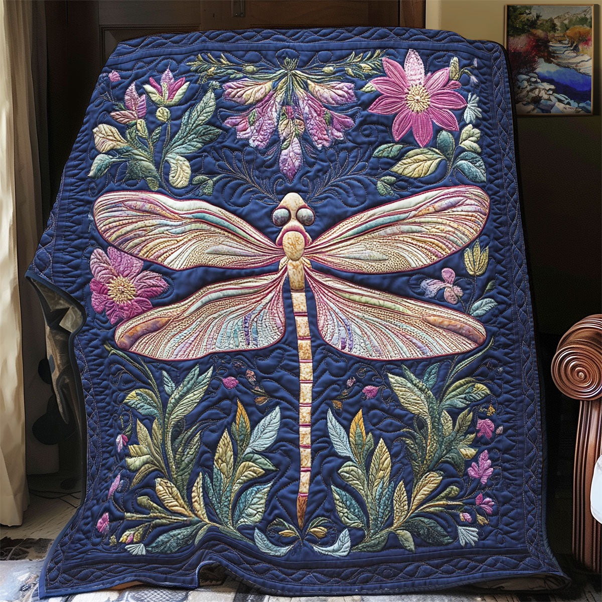 Dragon In Garden WY2301053CL Quilt