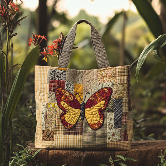 Butterfly Cottage WN0210003CL Quilted Tote Bag
