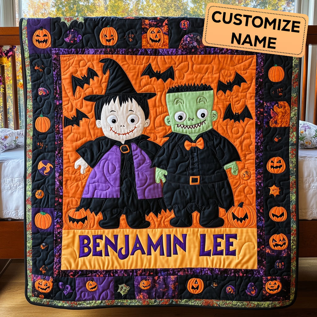 Haunted Hugs CP3007006CL Personalized Baby Quilt