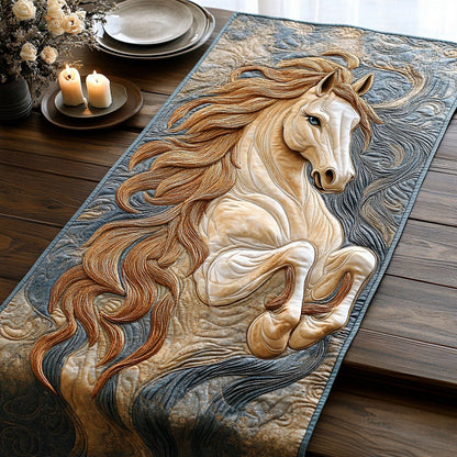 Horse CW2406024CL Quilted Table Runner