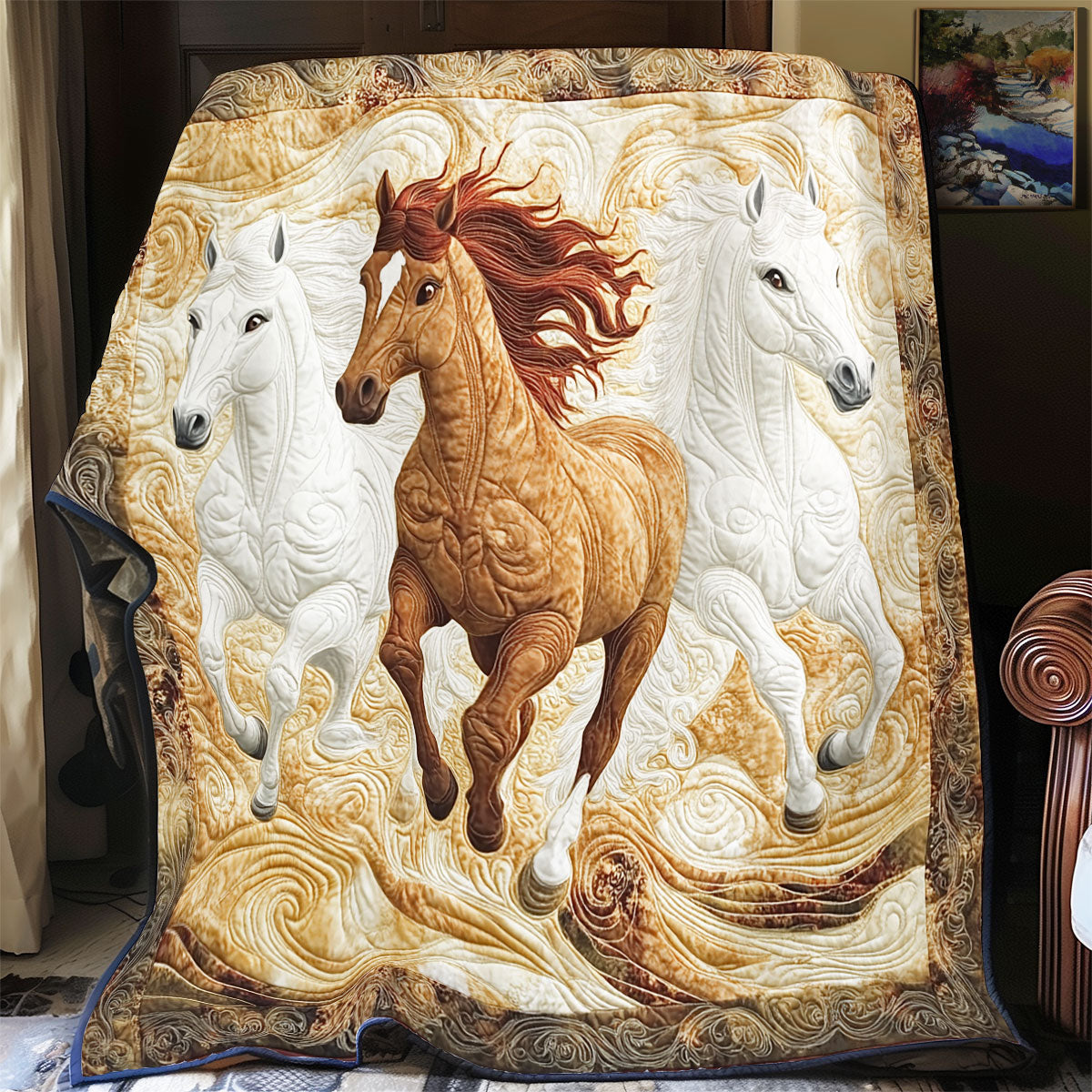 Gallop of Grace YR0801037CL Quilt
