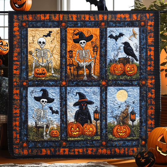 Dark Moon Skeleton WN0609016CL Quilt