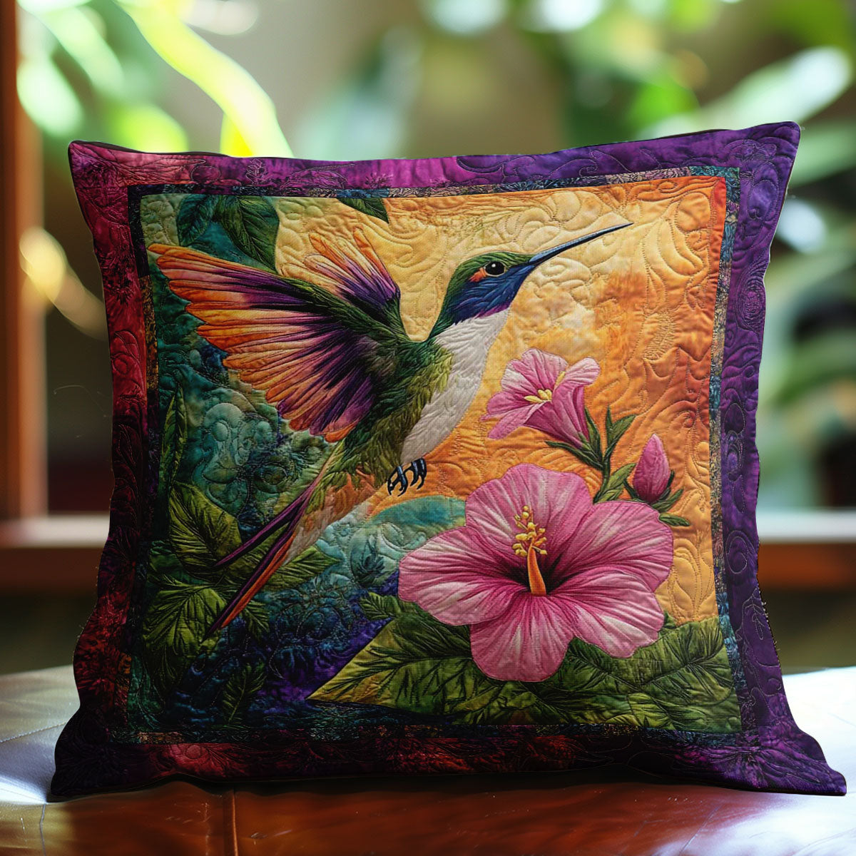 Hummingbird Enchantment WN0802111CL Quilt Pillow Case