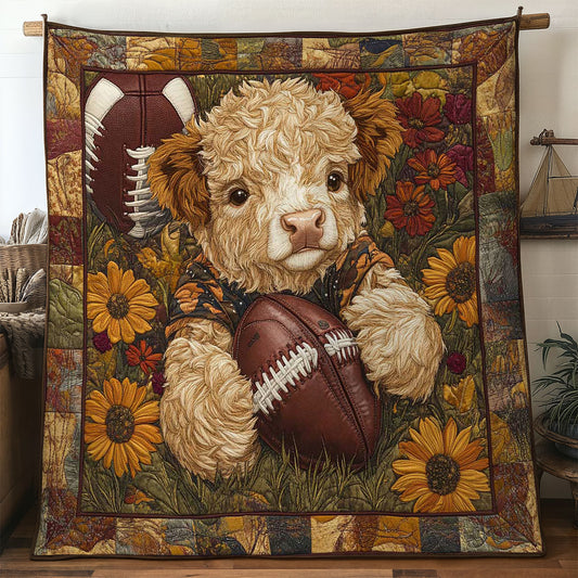 Highland Cow Huddle WN2104027CL Quilt