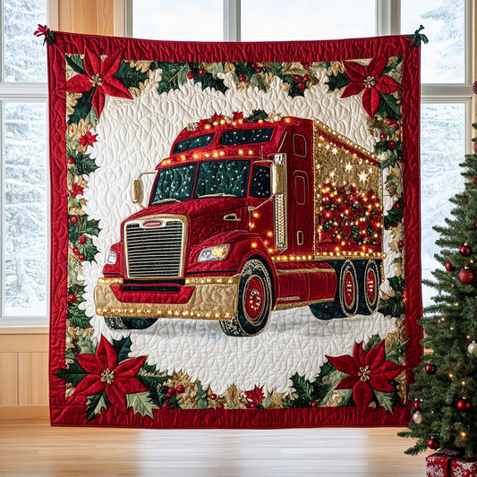 Truck Holiday CW1011008CL Quilt