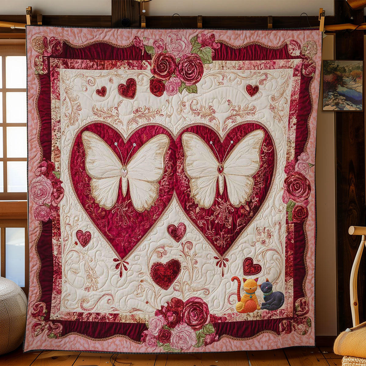 Butterfly Of Eternal Love WN0712039CL Quilt