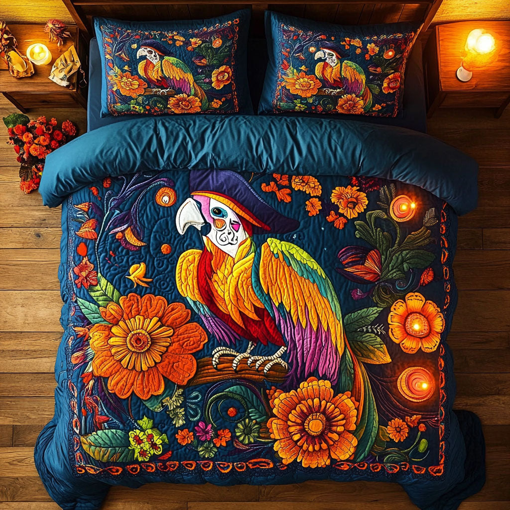 Death Festival Parrot WY0808002CL Duvet Cover Set