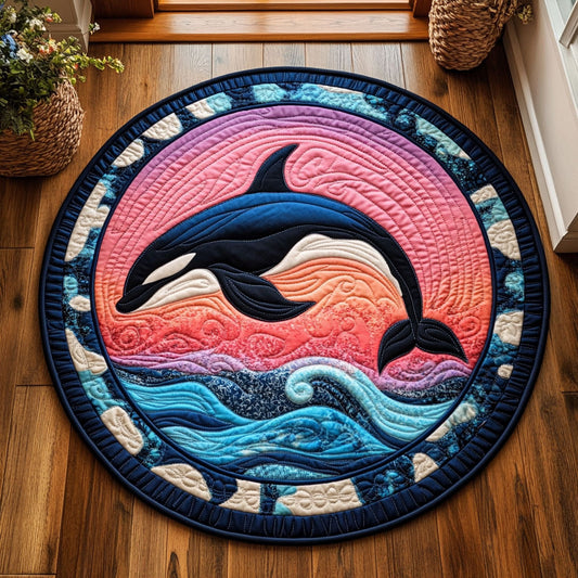 Sky Splash CP1207018CL Quilted Round Mat