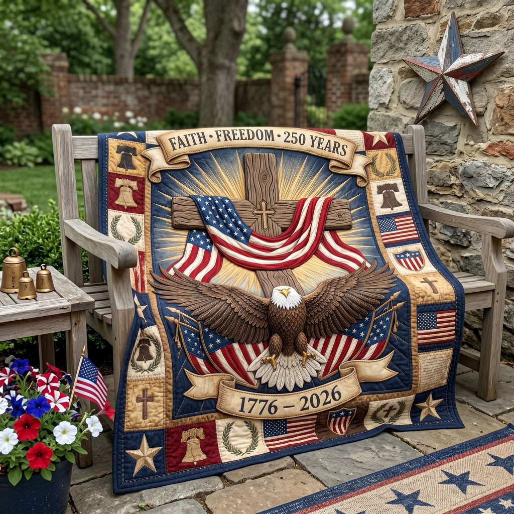 Liberty And Faith 250th Anniversary WN2605009CL Quilt