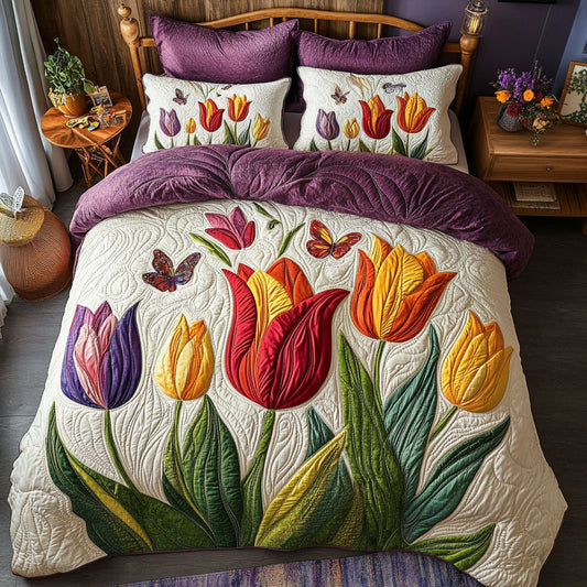 Butterfly Tulip WP1003021CL Duvet Cover Set