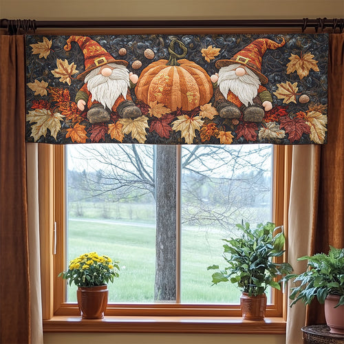 Patchleaf Gnome WN3007079CL Quilted Valance