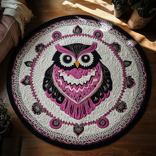 Guardian Owl WN2709031CL Quilted Round Mat