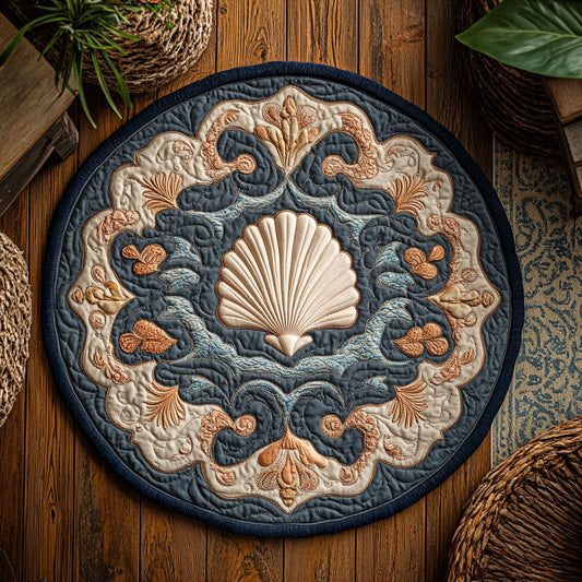 Marine Glow CP1508051CL Quilted Round Mat