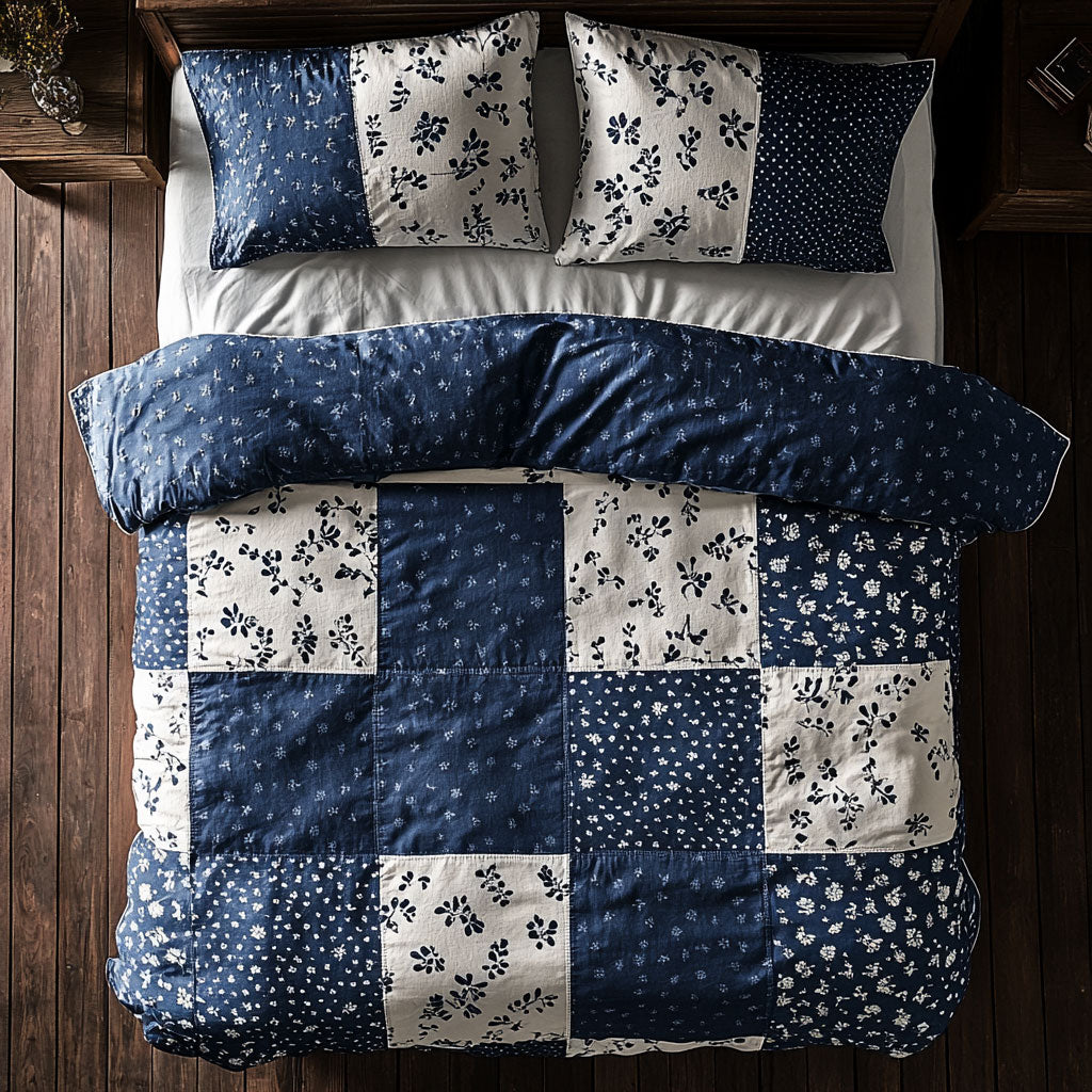 Denim Patchwork WU2502069CL Duvet Cover Set