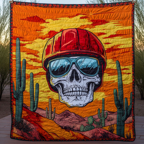 Desert Flame Skull WN0908018CL Quilt