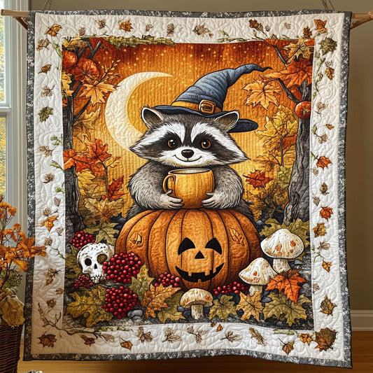 Trick Or Treat Raccoon WY2508056CL Quilt