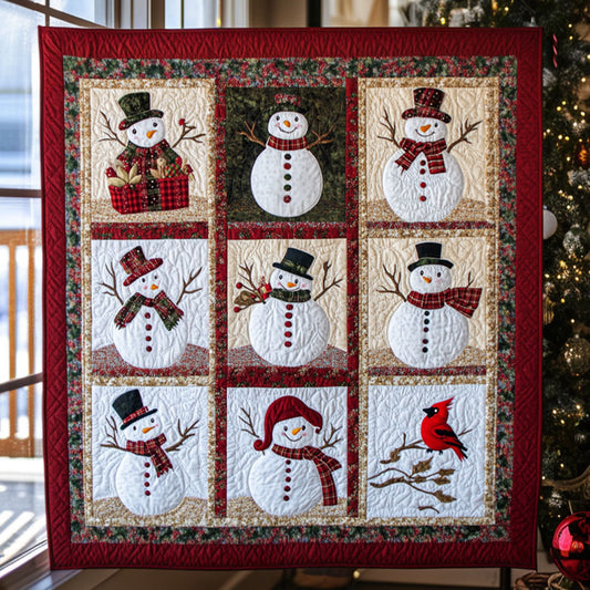 Smiling Snowman WN2509065CL Quilt