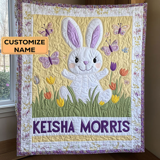 Spring Snuggle CP2407041CL Personalized Baby Quilt