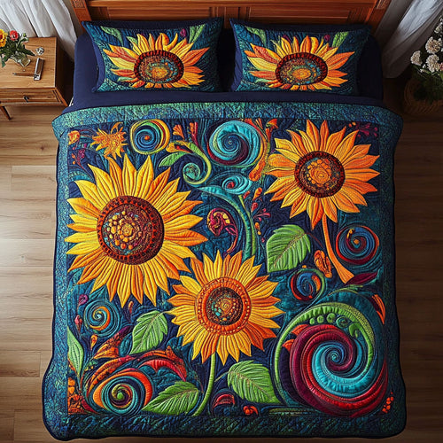 Hippie Sunflower WY0807032CL Duvet Cover Set