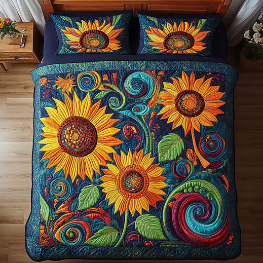 Hippie Sunflower WY0807032CL Duvet Cover Set