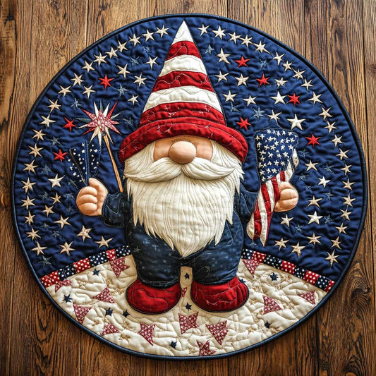 Funny Dwarf CQ1705045CL Quilted Round Mat