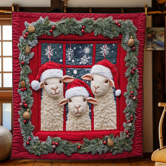 Three Cozy Sheep CW1711063CL Quilt